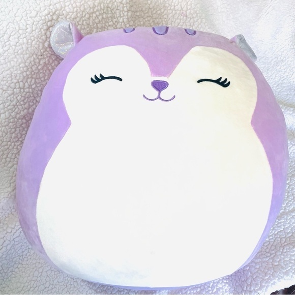 19-20" LARGE Squishmallow SYDNEE the Purple Squirrel Plush Toy - Picture 2 of 7